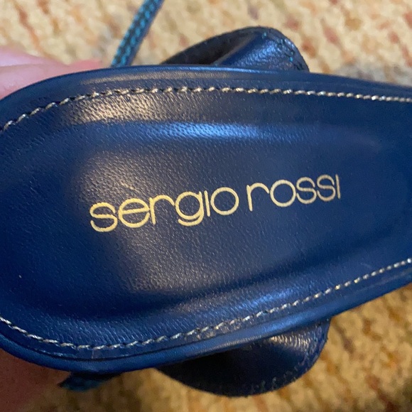 Sergio Rossi wedges 39.5 - Picture 7 of 9